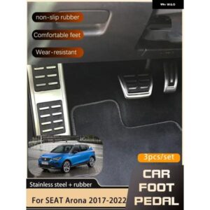 スタイリングペダル シート アロナ KJ7 2017-21 燃料ブレーキノンスリップレストフットペダル パッド カーパーツ