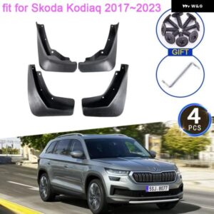 4X シュコダ コディアック 2017-23 マッドフラップ マッドガード スプラッシュガード フェンダー フレアフロントリアホイール