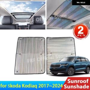 シュコダ コディアック 2017 2021-24 2019 2018 サンルーフサンシェードルーフ日焼け止め断熱 フロントガラス
