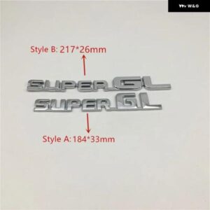 ハイエース スーパー GL 3D 車バッジ エンブレム ステッカー デカール トランク サイド ロゴ