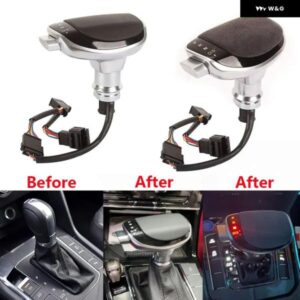 VW パサート B7 /B8 ゴルフ 6 /7 MQB ティグアン シュコダ オクタビア イエティ スーパーブ DSG 自動 ギアシフト ノブ レバー シフター ヘッド LED ライト