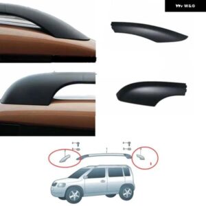 1PC フロントリアブラックルーフラックカバー バーレール エンドシェル シュコダ イエティ SUV OEM 5LD 860 146