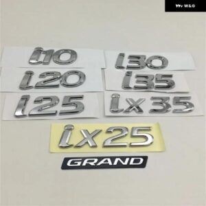 グランド I10 I20 I25 I30 I35 IX25 IX35 エンブレムロゴリア トランク テール銘板 ステッカー