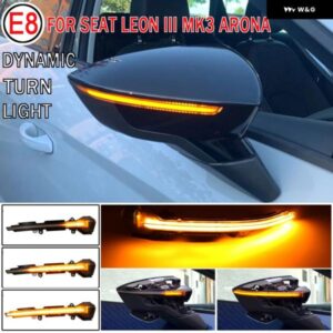 セアト レオン III MK3 5F ST FR クプラ イビサ MK5 V KJ1 アロナ KJ7 ダイナミック ウインカー ライト サイドミラー インジケータ ー ウインカー ランプ