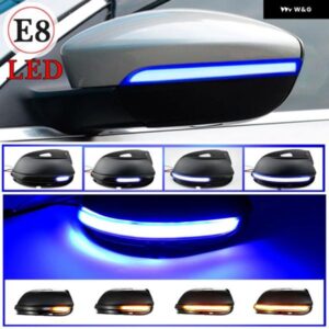 スクロール LED ダイナミック ターン シグナル ライト サイドミラー フラッシュライト リピーター ウインカー VW パサート CC B7 ビートル シロッコ ジェッ
