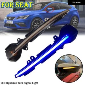 SEAT LEON III MK3 5F ST FR CUPRA 2013-2018 IBIZA MK5 V KJ1 ARONA KJ7 2017 2018 ダイナミック ウインカー LED ターン シグナル ミラー