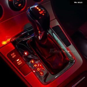 自動 ギアシフト ノブ VW ゴルフ MK6 MK7 パサート B7 B8 ティグアン MK2 トゥアレグ CC シロッコ シュコダ オクタビア シート LED 電子部品