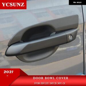 ABS ブラックドア ハンドルボウル カバー いすゞ MUX MU-X 2021 2022 車 外装 YCSUNZ