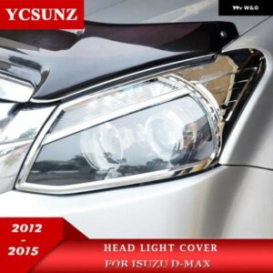 ABS ヘッドライト カバー いすゞ DMAX 2012-15 D-MAX フロントランプフードカバー 車 外装 部品 YCSUNZ