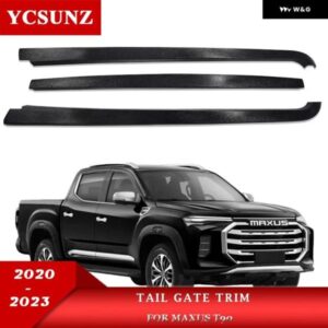 テクスチャードブラックレール ガード ABS オーバーレール ロードベッドライナー MAXUS T90 T60 LDV UTE 2022 2023 ダブルキャビン 外装