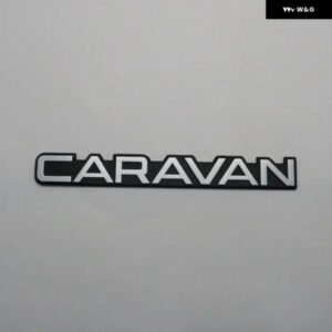 グランドキャラバン エンブレム ステッカー 3D レター ブラック リア トランク ロゴ ネームプレート デカール
