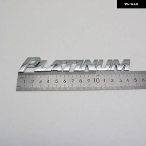 プラスチック 3D レタープラチナ ステッカー エンブレムリア トランク 銘板バッジ デカール セコイア