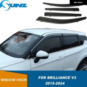 ウィンドウ ディフレクターブリリアンス V3 2015-24 ウィンドウ バイザーウェザーシールド サンレインガード