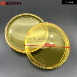 スズキ 2ピース ラウンド直径 90MM フォグランプ 黄色 防曇ガラス SX4 グランドビターラアルトスイフトイグニス S-クロス