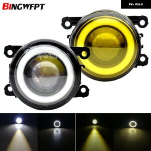 スズキ 2個 フロント フォグライト エンジェルアイ DRL LED フォグランプ 12V ジムニー GRAND VITARA スウィフト SX4