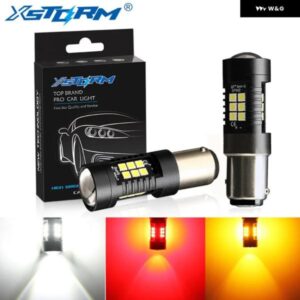 2個 P21/5ワット LED 電球 1157 BAY15D LED 21 3030SMD 自動電球ブレーキ テールランプ 信号ランプ 12V 24V ホワイトイエローアンバーレッド