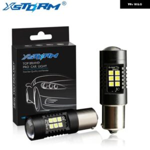 2個 PY21W LED 電球 1156 BAU15S 21 3030SMD オートライト電球 パーキング ランプブレーキ ウィンカーライト 黄色アンバー赤白