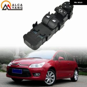 シトロエン C4 2004-2010 ウィンドウ メインリフター スイッチ ミラー ボタン 6554.HE