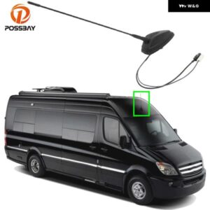 ルーフ AM FM アンテナラジオ信号アンテナ メルセデススプリンター W906 VW クラフター 2E 2F 2006-2017 アクセサリー外装部品