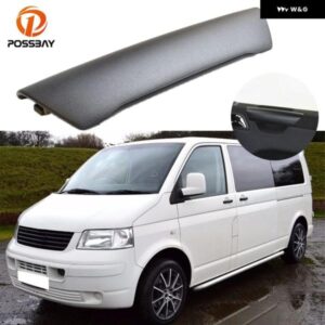フロント インテリアドア ハンドルグラブ プルカバー ブラックキャップ左右 VW トランスポーター T5 2010-2015 交換部品