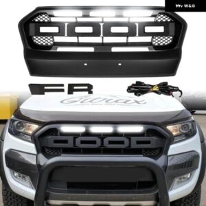 レンジャー T7 フロントグリル レンジャー T7 2015 2016 2017 フロントレーシンググリル ABS カバー フロントバンパー メッシュカバー グリル