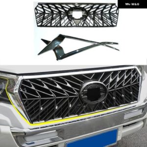 プラドグリル ランドクルーザー プラド 150 LC150 J150 2018 2019 2020 フロントバンパー グリルメッシュカバー レーシンググリル メッシュ