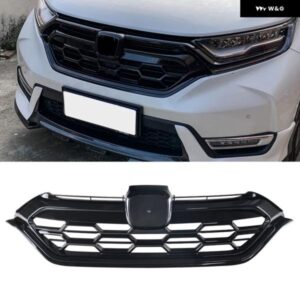 CRV レーシンググリル CRV 2018 2019 2020 フロントバンパー グリルメッシュカバー フロントグリル トリムバンパー グリル