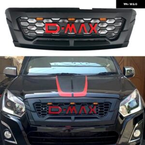 D MAX レーシンググリル D-MAX DMAX 2016-19 フロントレーシンググリル トリムフロントバンパー グリル