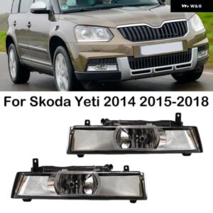 シュコダ イエティ 2014-18 フロント バンパー フォグライト FOGLIGHT デイタイム ランニングライト フォグランプ アセンブリ 5L0941700A