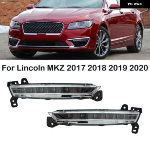 DRL LED デイタイム ランニングライト フロント バンパー フォグランプ リンカーン MKZ 2017-20 HP5Z-13200-A HP5Z-13200-B