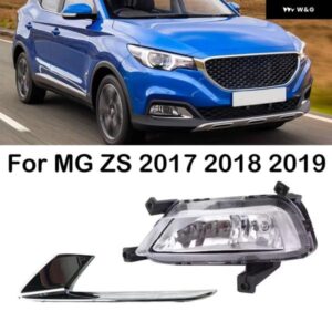 MG ZS 2017 2018 2019 フロント バンパー フォグライト FOGLIGHT フォグランプ クローム 装飾 ストリップカバー フォグランプ ハロゲン 電球
