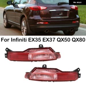 インフィニティ EX35 EX37 QX50 QX80 リア バンパー リフレクター ライトリア フォグライト ブレーキライトハザードランプ 265501BA1A 265501BA1C