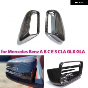 メルセデスカーボン ミラー W204 W207 W212 W176 W218 W221 カーボンキャップ メルセデス A C CLS E CLAクラスカーボン ミラー カバー