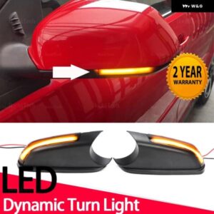 ダイナミック LED ウィンカーライト バック ミラー インジケータウインカーリピーター VW ポロ MK4 FL シュコダ オクタヴィア 2006 2007 2008-2010