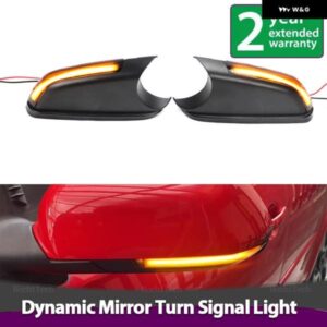 LED ダイナミックサイド ミラー ウィンカーライト インジケーター ウインカーシーケンシャルランプ VW ポロ MK4 FL シュコダ オクタヴィア 2006 -2010