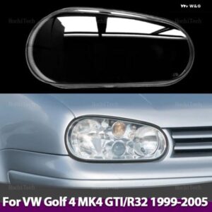 ヘッドライト クリアレンズ ヘッドランプ ハウジング カバー レンズ 光 VW ゴルフ 4 MK4 GTI R32 1999-2005