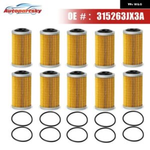 スズキ 10個 オイル フィルター ASSY 日産 用 用 三菱 RE0F11A JF015E 31726-3JX0A 31726-28X0A 2