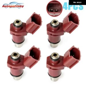 4個 燃料 インジェクター 6D8-13761-00-00 ヤマハ 船外機 80 BEL 75-90HP 4 ストローク交換 6D8-13761-00 6D8137610000