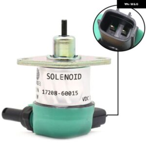エンジン ストップマグネット燃料オフ ソレノイド 12V クボタ D905 D1005 D1105 V1205 17208-60015 17208-60016 17208-60017 17208-60010