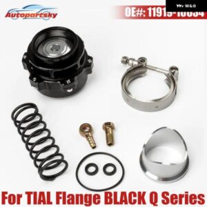 11919-10634 1191910634 ブローオフバルブ TIAL フランジ黒 Qシリーズ 50MM BOV レーシングブローオフバルブ バージョン 2 カーアクセサリー