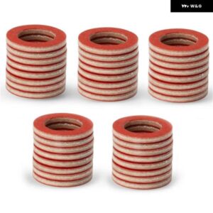 300個 赤アンダー ユニット オイルドレン ネジガスケット 13 8 1.5MM HIDEA 用 PARSUN ヤマハ ボート エンジン 90430-08020-00 9043008020