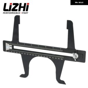 ブレーキ測定ツール 6.5-14.25インチ 160-360MM デュアルスケールコンビネーションブレーキシューリア用ローターリセット