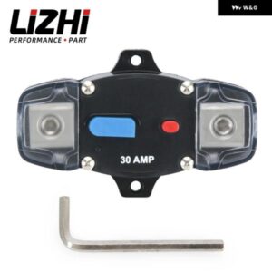 サーキット ブレーカー 30A 40A 50A 60A 80A 100A 150A 200A 250A 300A 12-48VDC カー オーディオ リセッタブルヒューズサーキット ブレーカー 電源付き