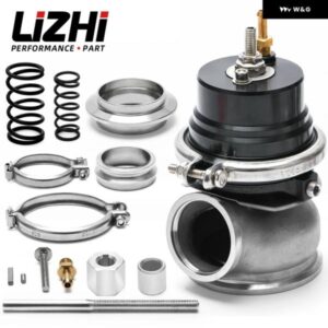 GT II 60MM ターボウェストゲート ブラック V バンド 1JZGTE / SR20DET / LZ5891BK 用