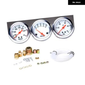 3IN1車トリプルゲージスペアパーツ取り付けが簡単なプロフェッショナル電圧計