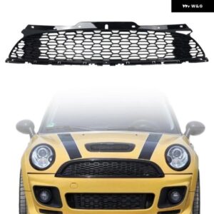 フロントアッパーフードセンターグリル 51117255125 7255125 カバー トラック フロントグリル メッシュミニ R56 ハッチバック 06-13