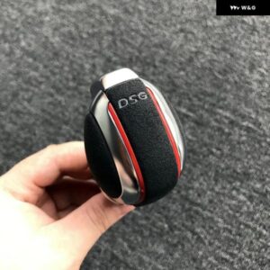 クロームマットレザー シフト ノブギアサイドカバー エンブレム VW ゴルフ 6 7 R GTI パサート B7 B8 CC R20 ジェッタ MK6 GLI