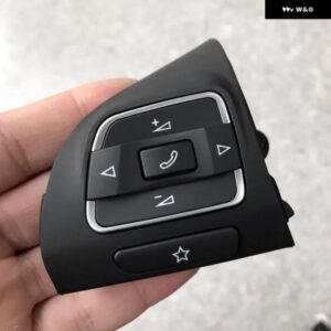 1個 ステアリングホイール 多機能 ボタン 5C0 959 537 B 538 VW ジェッタ MK6 VW ゴルフ MK6 EOS ゴルフ プラスティグアントゥーラン AMAROK キャディー