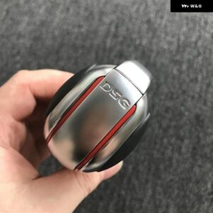 クロームマット ギア シフト ノブ カバー キャップ赤 VW ゴルフ MK6 MK7 R GTI パサート B7 B8 CC R20 ジェッタ MK6
