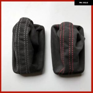 シフト ノブ スエードブーツ ダストカバー V W LHD ゴルフ 7 7.5 MK7 ホワイトライン レッドライン